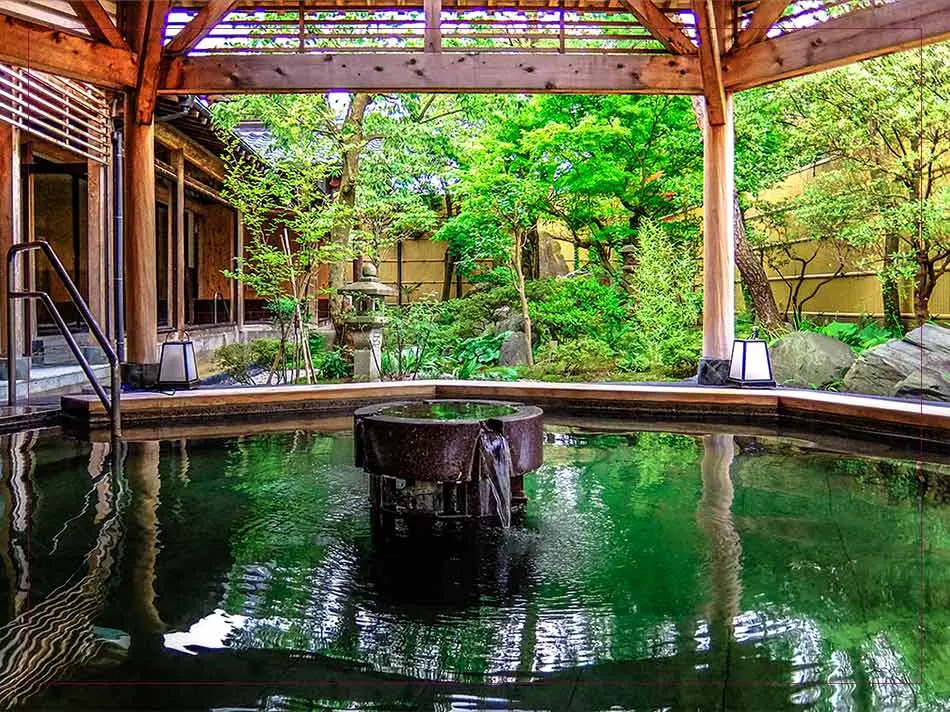 Visiting a Japanese Onsen in Summer