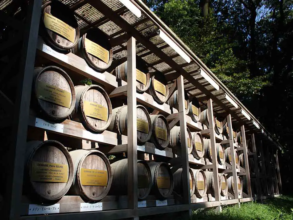 Meiji Jingu Consecrated Wine Barrels
